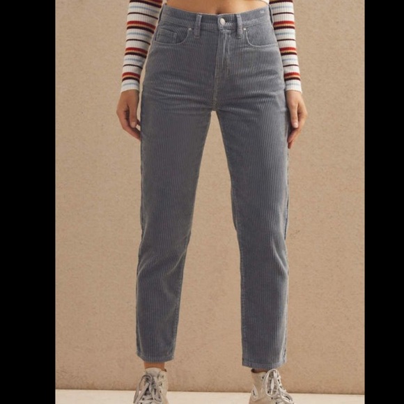 PacSun Vintage Blue/Grey Corduroy Pants - Picture 1 of 4